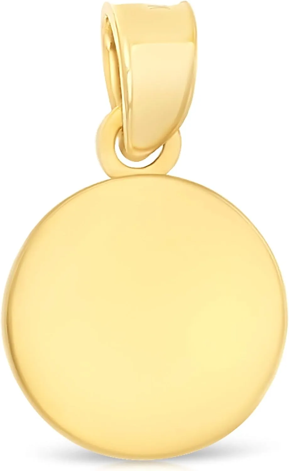 14K Gold Dainty Angel Pendant Religious Charm with 0.5mm Box Chain Necklace For Women