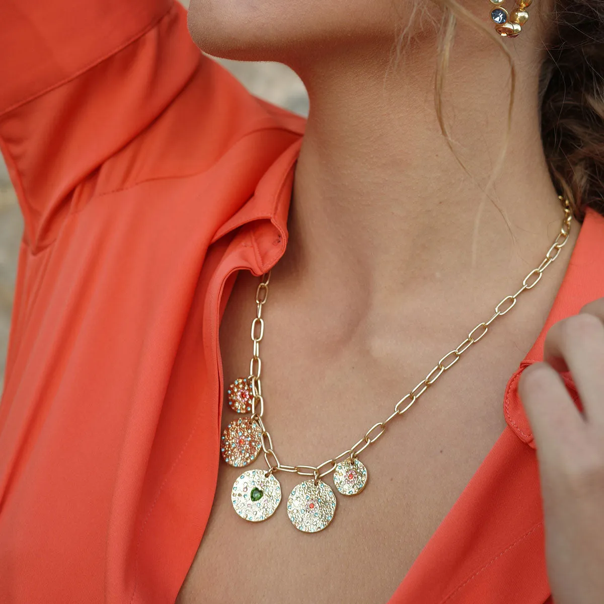 2018-1201 Vibrance Charms Necklace