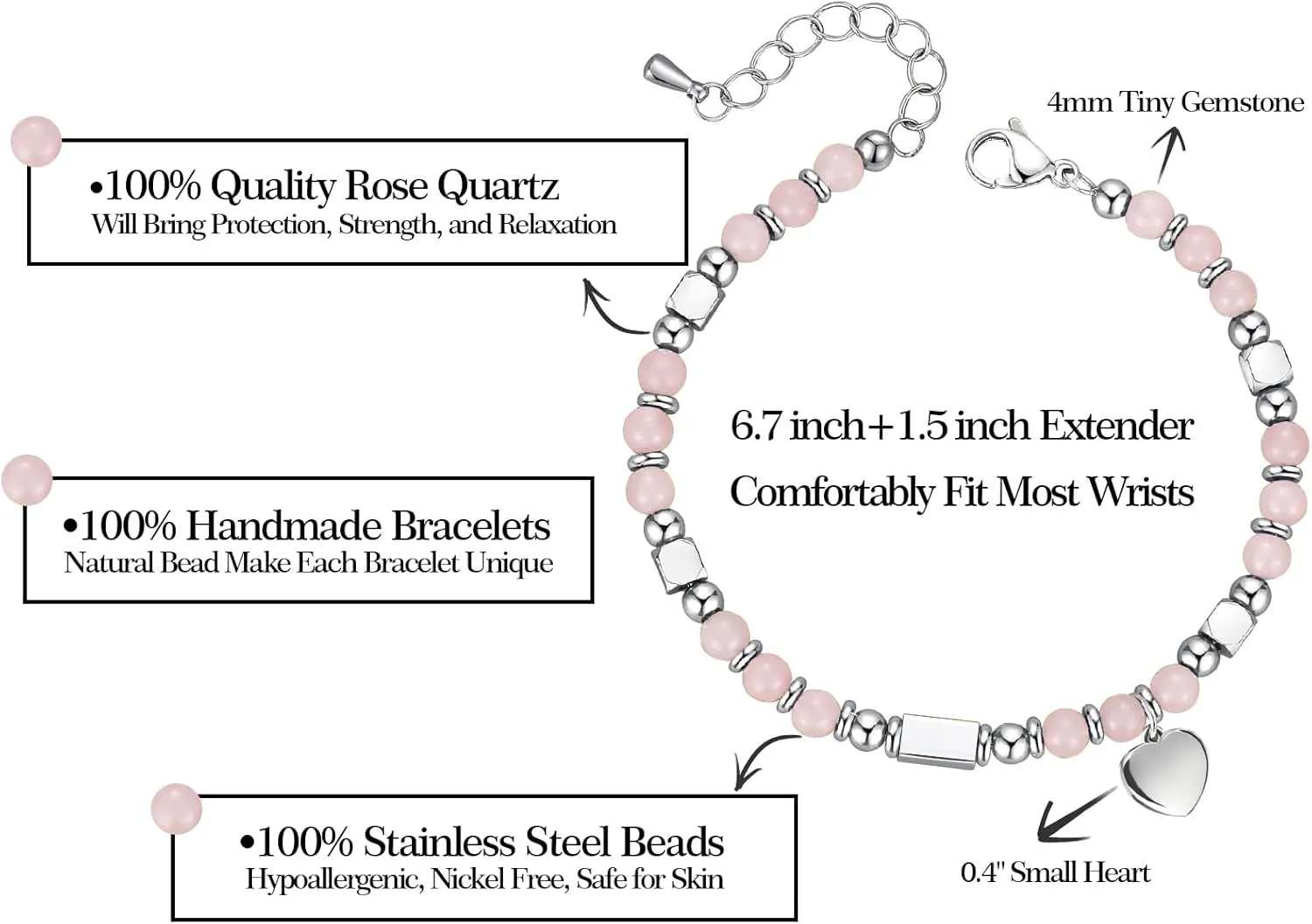 2025 Graduation Gifts for Her/Girls/Women Graduation Bracelet Tiny Gemstone Compass Bracelet as 5th Grade 8th Grade High School College Master Degree Class of 2025 Graduation Gifts