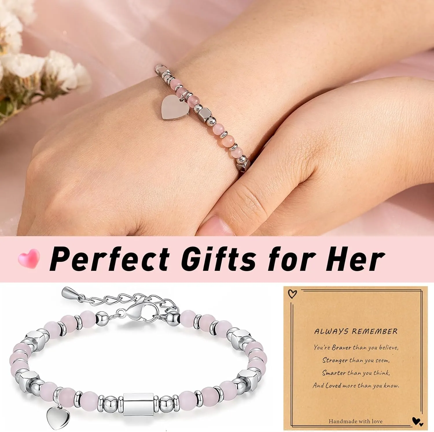 2025 Graduation Gifts for Her/Girls/Women Graduation Bracelet Tiny Gemstone Compass Bracelet as 5th Grade 8th Grade High School College Master Degree Class of 2025 Graduation Gifts
