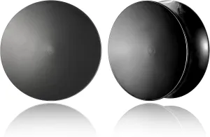 2PCS 8mm-25mm (0G-1") Concave Ear Gauges Ear Plugs Gauges Tunnels for Stretched Ears Hypoallergenic 316 Stainless Steel Ear Body Piercing Jewelry for Women Men