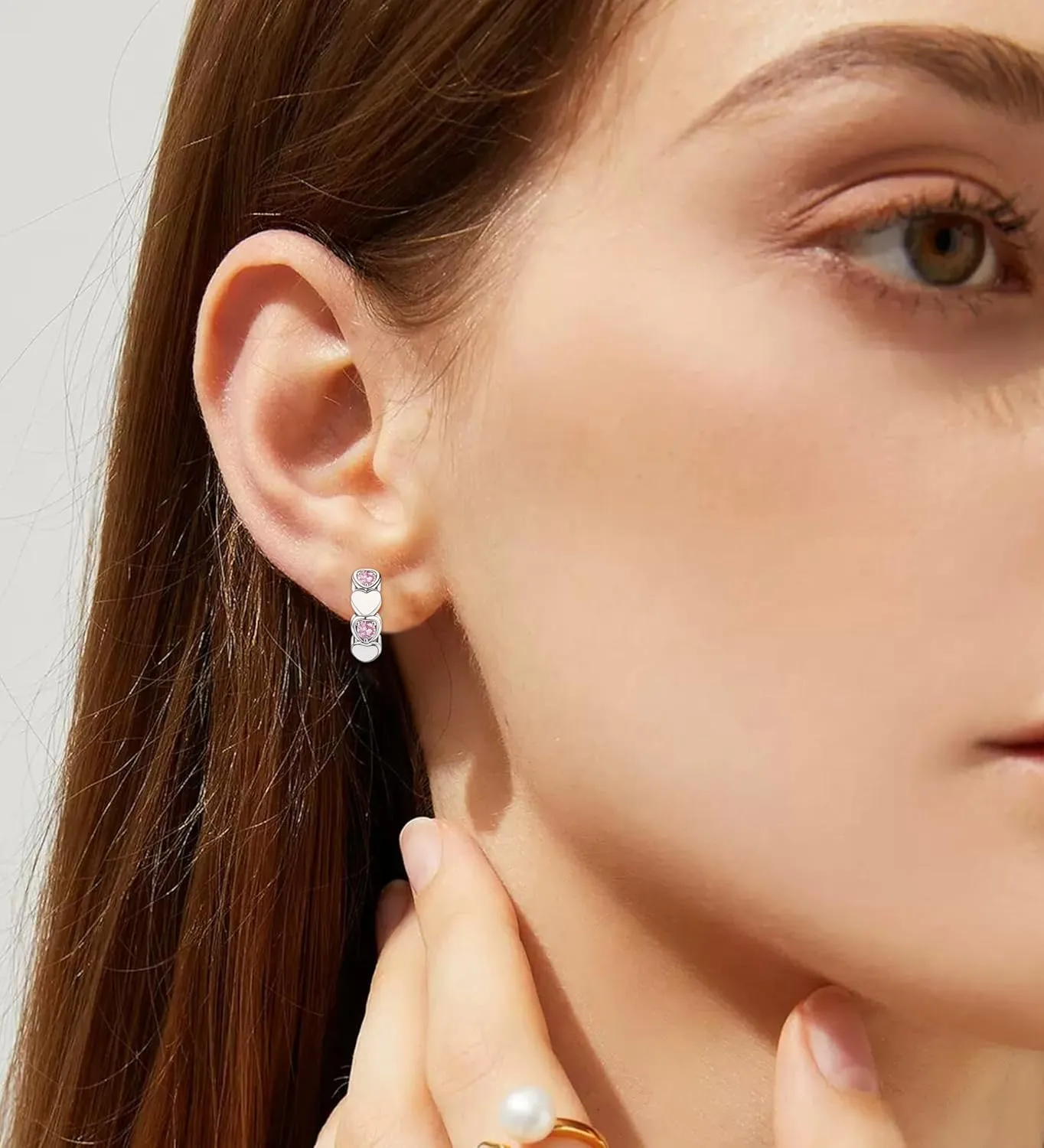 6-Pair Hypoallergenic Gold Hoop Earrings for Women  14K Gold-Plated Flat Back Studs Set for Sensitive Skin & Cartilage Piercings