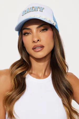 A Bit Salty Trucker Hat - Blue/combo