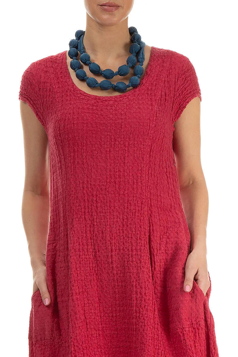 Azure Silk Bead Necklace