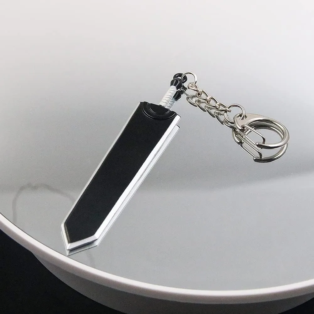 Berserker Guts Sword Necklace Keychain - Berzerk Behelit Chains - Gift for Women Men and Fans