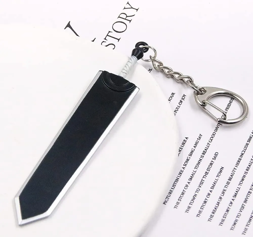 Berserker Guts Sword Necklace Keychain - Berzerk Behelit Chains - Gift for Women Men and Fans