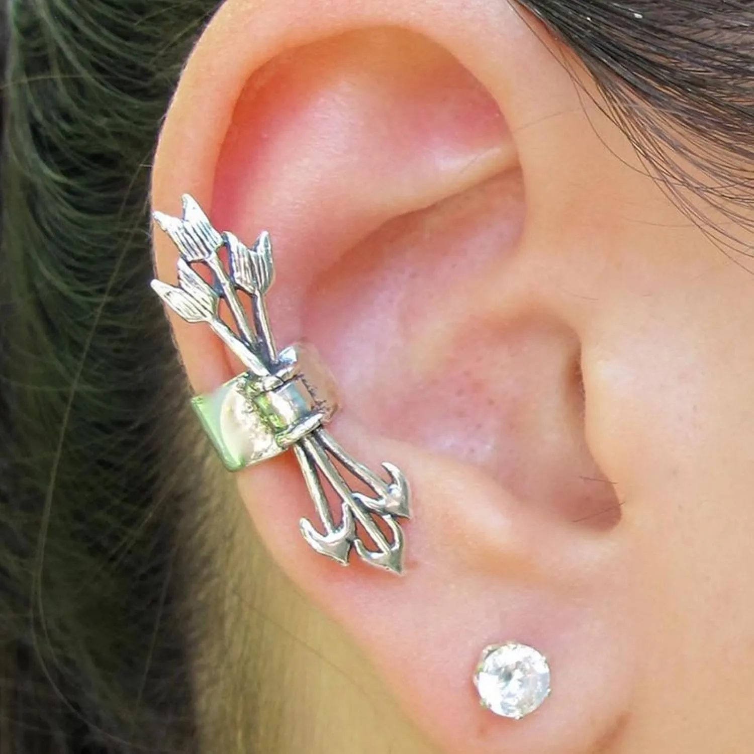 Bohemian Arrow Ear Cuff Earrings Silver Arrow Cuff Earrings Boho Tribal Cuff Wrap Earrings Non Piercing Clip On Earring Jewellery for Women