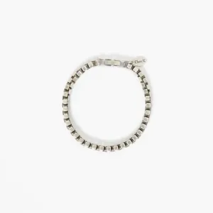 Box Chain Bracelet (Sterling Silver)