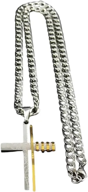 Christ Jesus Pendant Necklaces For Men Women Stainless Steel Religious Christian Heavy Man Necklace Jewelry Collier Croix
