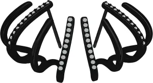 Claw Earring Cuff for Women,Zircon Needle Earrings Wrap Stud Ear Cuff Piercing Studs Earrings
