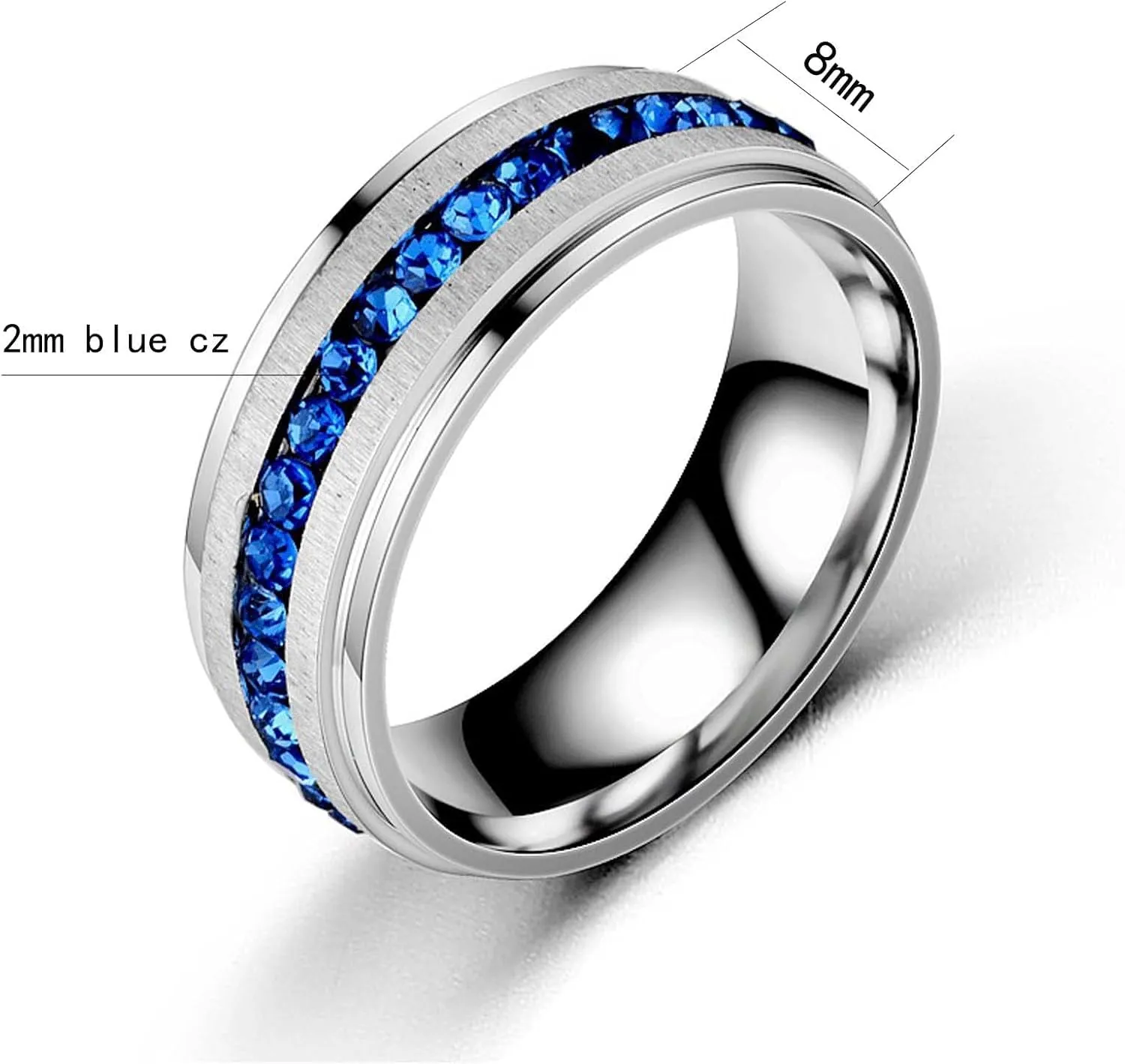 Couple Rings Matching Rings 1CT CZ 925 Sterling Silver Wedding Ring Sets for Women Wedding Band