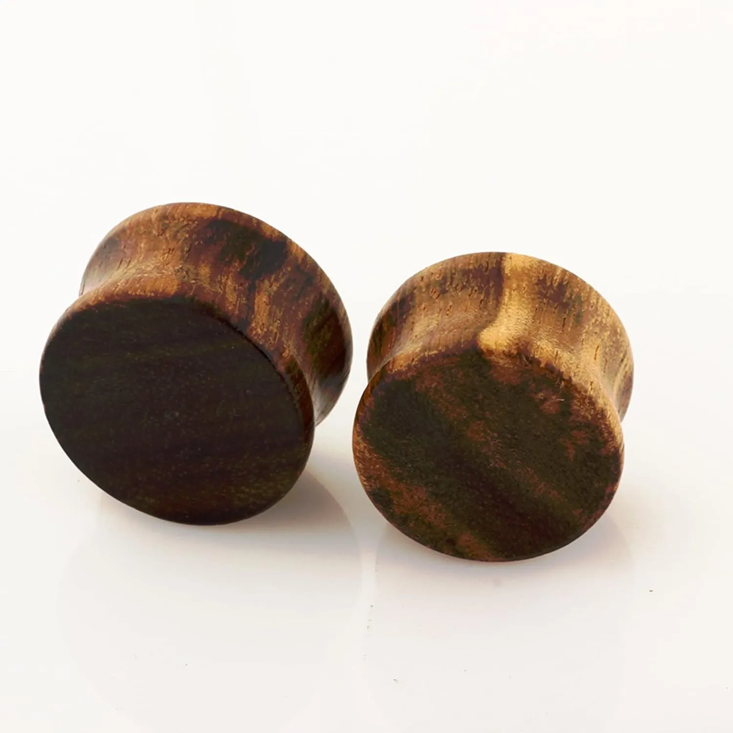 Epinki Tunnels Gauges, 1 Pair Ear Gauges Wood Wood Wooden Women and Men Ear Tunnels and Plugs Kit