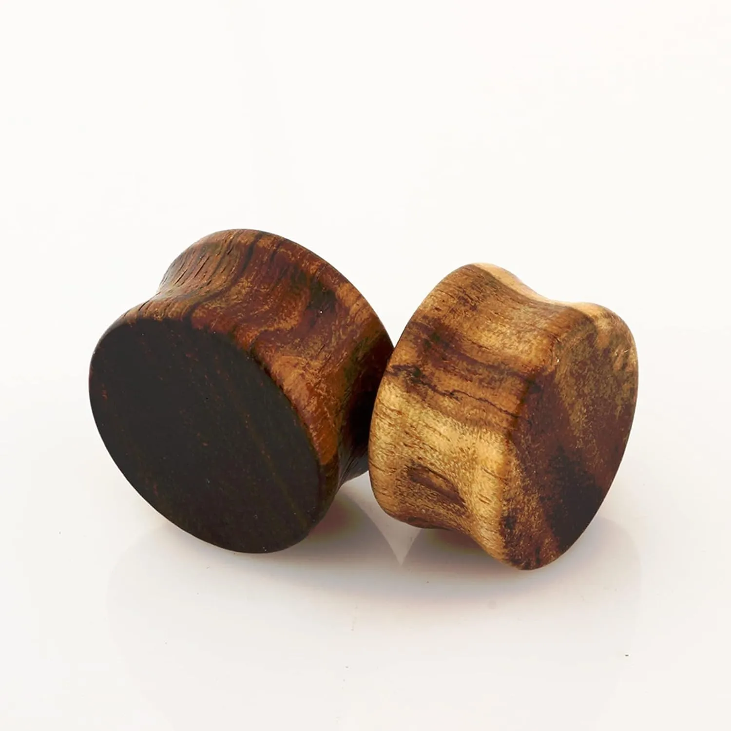 Epinki Tunnels Gauges, 1 Pair Ear Gauges Wood Wood Wooden Women and Men Ear Tunnels and Plugs Kit
