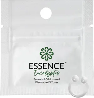 Essence Wearable Aromatherapy Nasal Diffuser  Eucalyptus Essential Oil Nose Ring Silicone Inhaler for Stress & Mood Support - Made in USA & Travel-Friendly