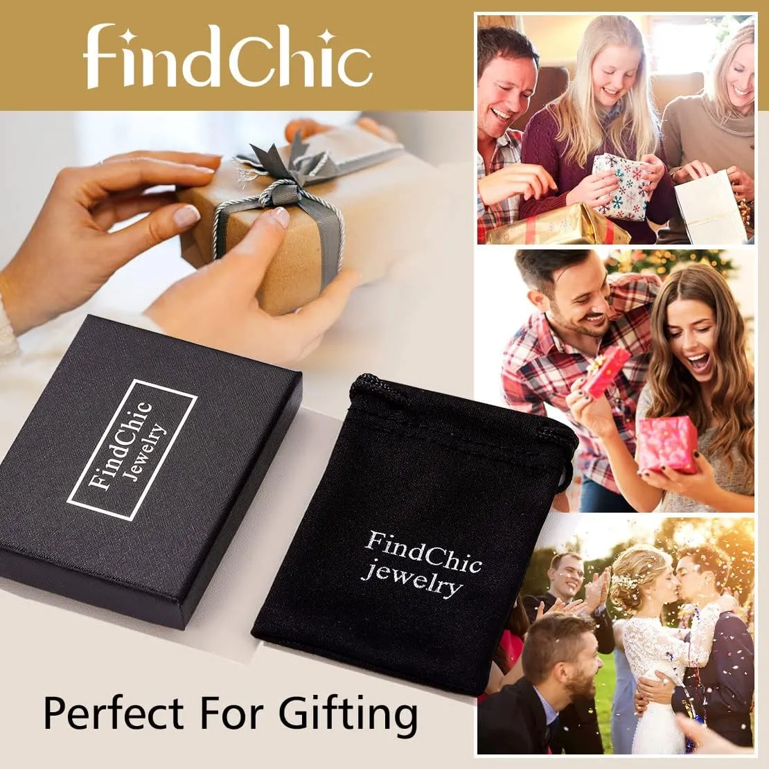 FindChic Hypoallergenic Small Star/Heart/Spike/Square Huggie Earrings for Women 18K Gold/Platinum Plated Cute Studs Earrings Jewelry Gift for Her, with Gift Box