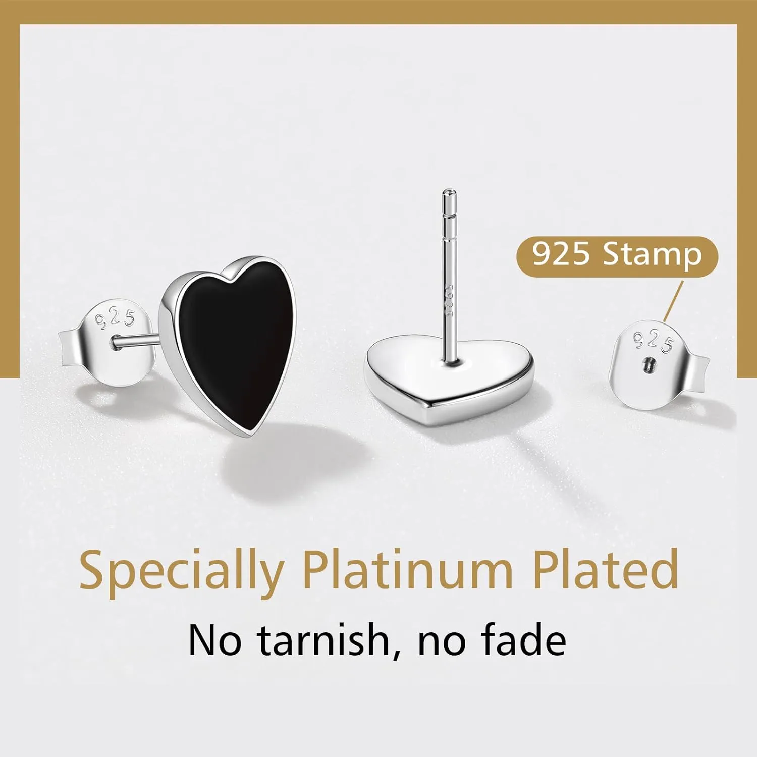 FindChic Hypoallergenic Small Star/Heart/Spike/Square Huggie Earrings for Women 18K Gold/Platinum Plated Cute Studs Earrings Jewelry Gift for Her, with Gift Box