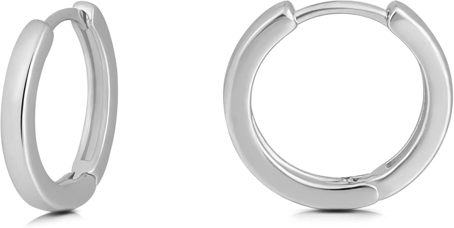 Gacimy Small Gold Huggie Hoop Earrings for Women, 14K Gold Plated Tiny Cartilage Earrings for Women