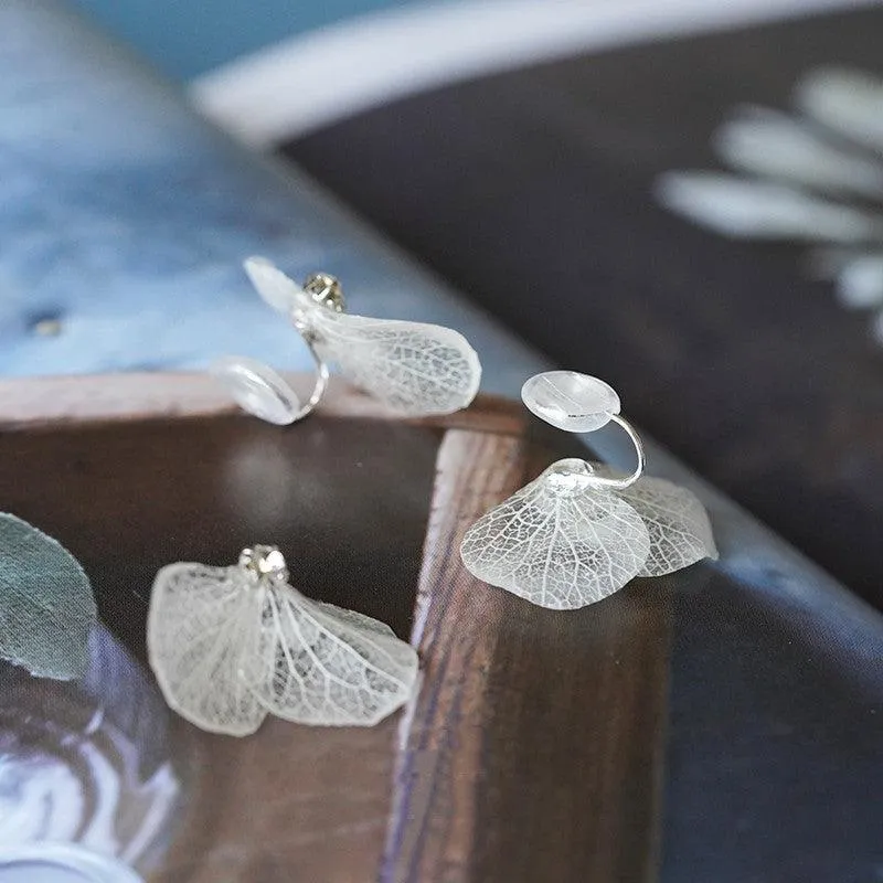 Hydrangea Immortal Flower Fairy Air Ear Decoration Mosquito Coil Ear Clip
