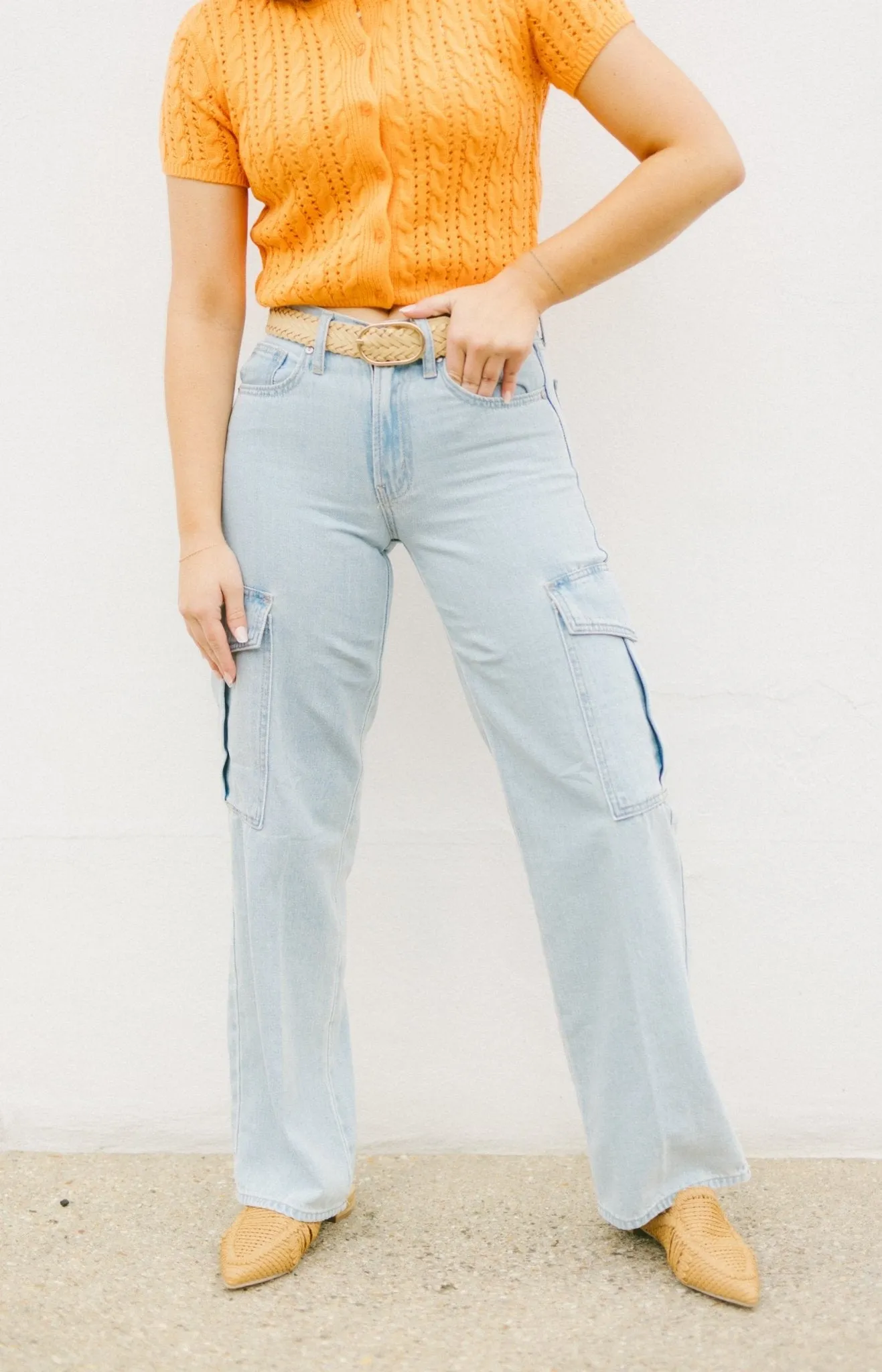 JBD: Cargo Jeans, LIGHT DENIM
