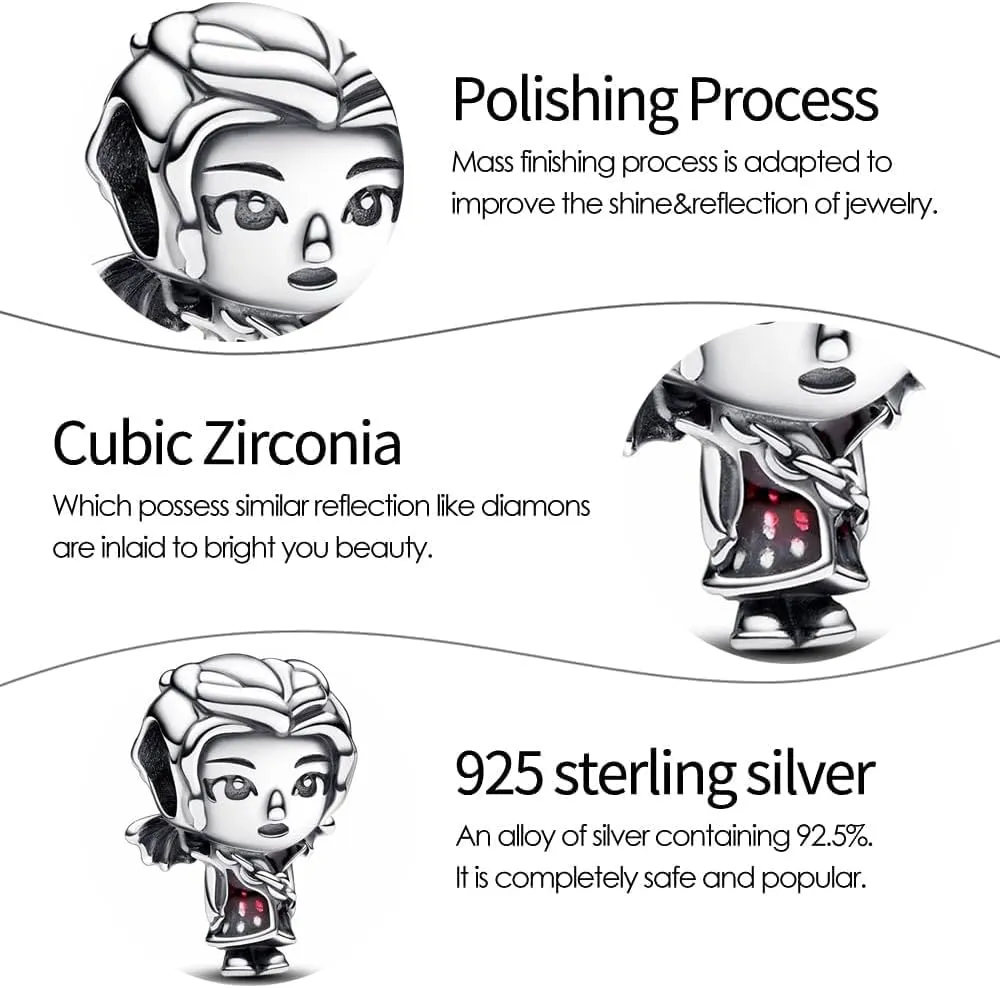 Jewelry Love Heart Sister Charms for Women Bracelets Necklaces in 925 Sterling Silver,Mother's Day Birthday Christmas