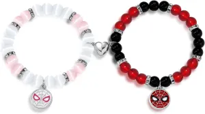 JSJOY Matching Bracelets for Couples Birthday Gifts for Women Friendship Couples Bracelets for Him and Her Halloween Gifts for Men Long Distance Relationship Gifts