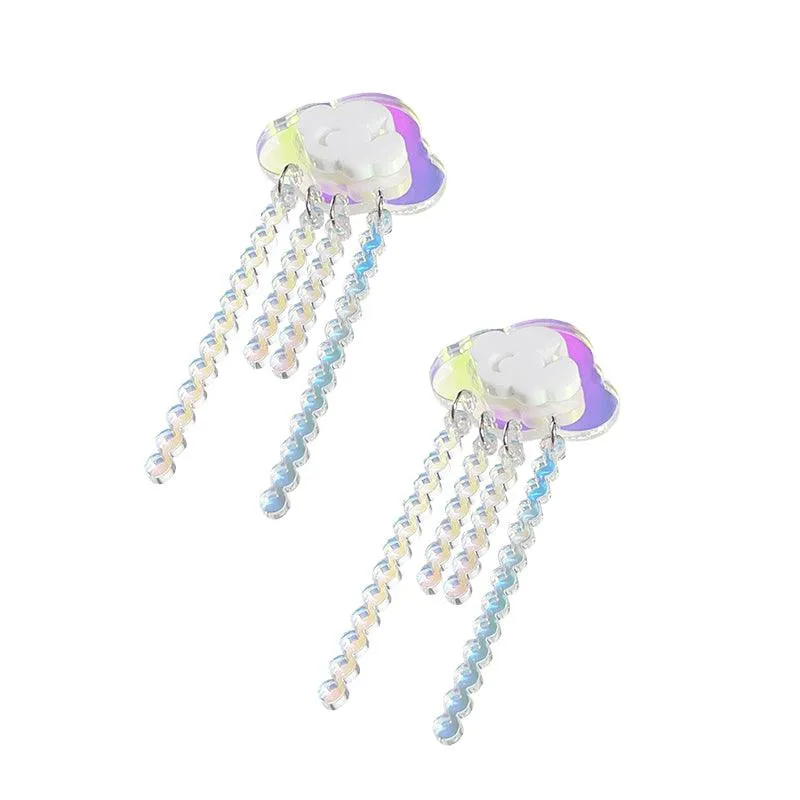 Laser Fantasy Cloud Ear Clip Girl