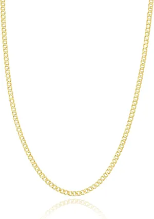MAX   STONE 10K Gold Chains for Women & Men | 18 or 20 Inch Hypoallergenic Solid Gold Chains in Various Styles