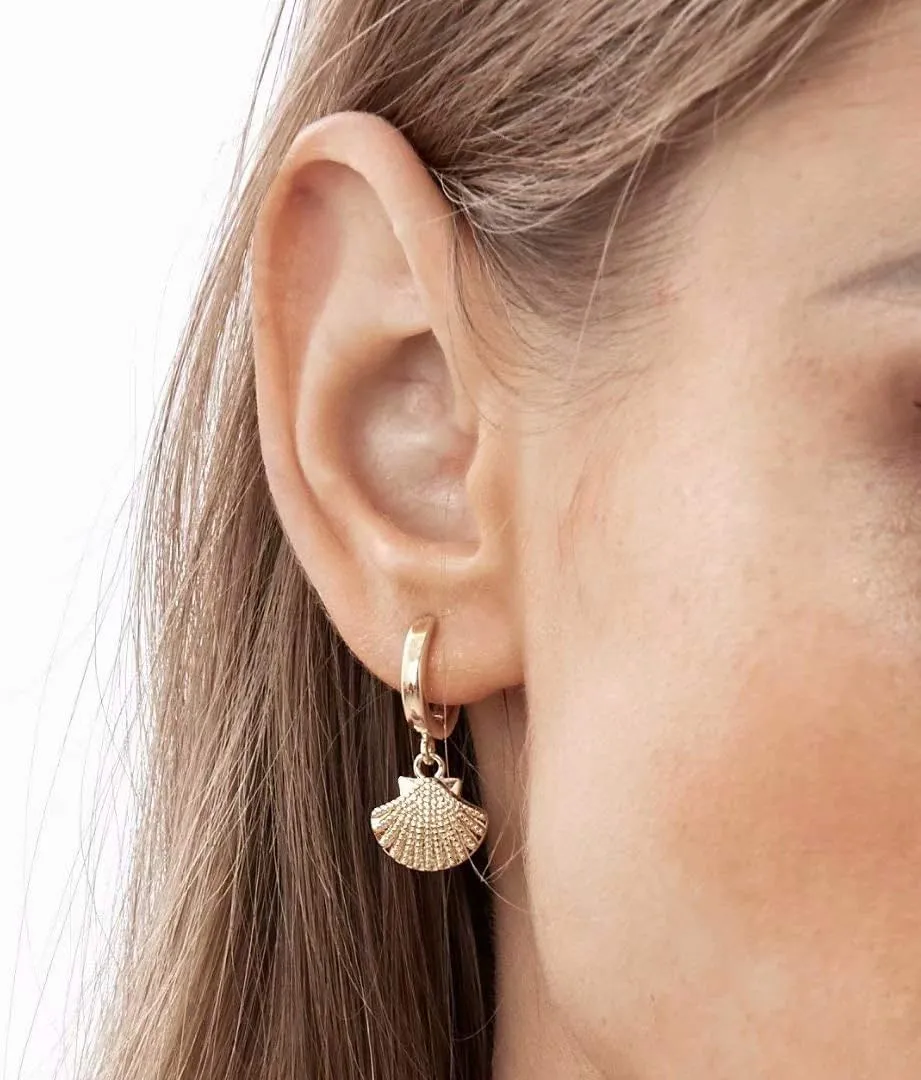 Memorjew Huggie Hoop Earrings for Women, 925 Sterling Silver Post Hypoallergenic Small Huggie Hoop Earrings Gold Plated Cubic Zirconia Star Cross Spike Dangle Earrings for Women Jewelry Gifts