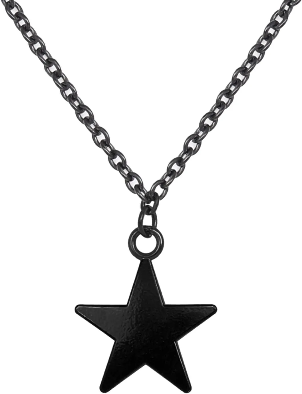 MILAKOO Stainless Steel Pendant Necklace for Women Heart Charms Link Chains 23" Length Lobster Clasp