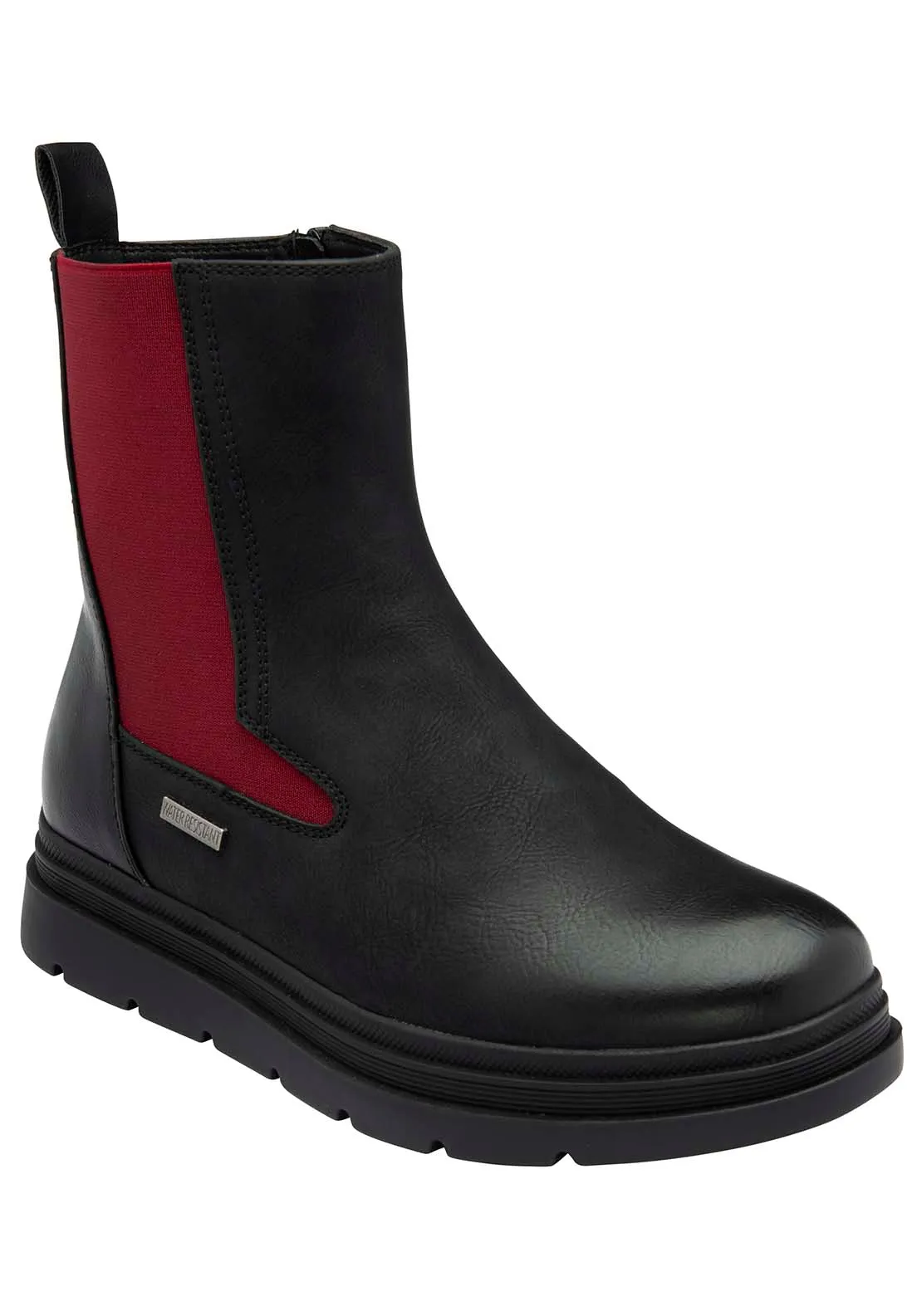 Monty Ladies Waterproof Ankle Boot - Black