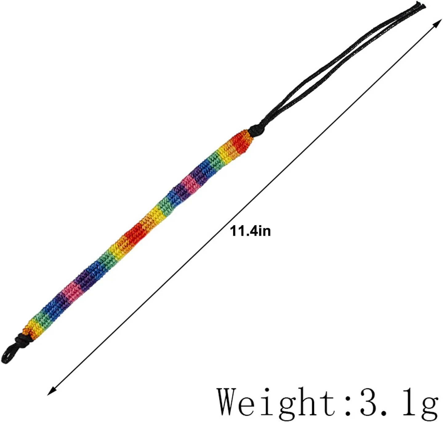 Nanafast Rainbow LGBT Pride Bracelet Handmade Braided Friendship String Bracelet for Gay & Lesbian LGBTQ Wristband Adjustable Size