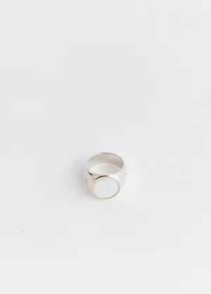 Oval Mother Of Pearl Ring