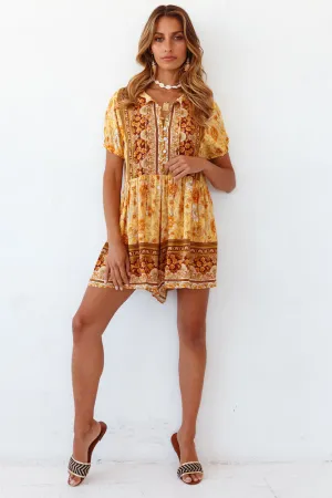 Palm Tree Lullaby Playsuit
