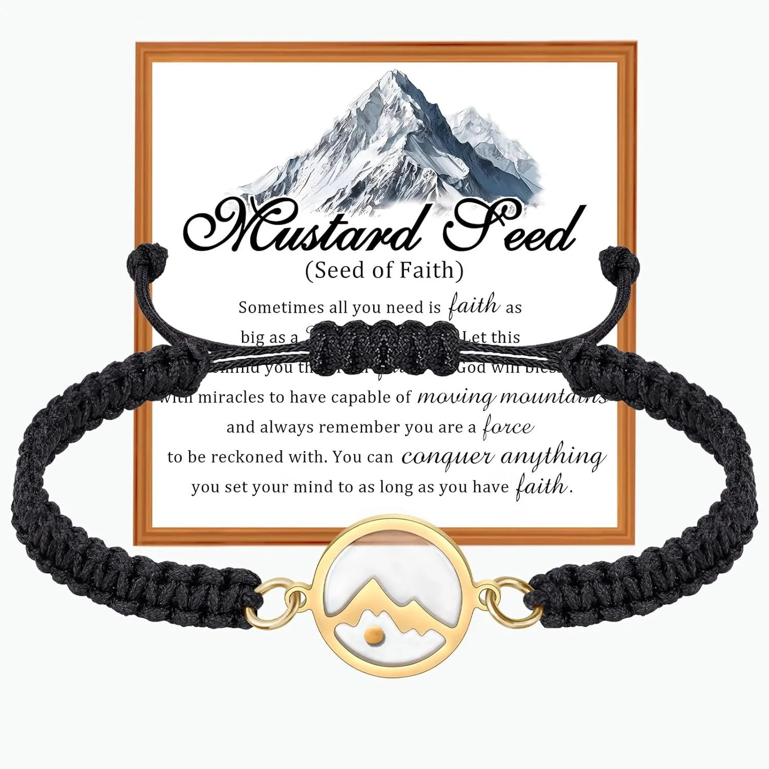 PARTNER Mustard Seed Jewelry Bracelets Baptism & Christian Gifts for Women of Faith