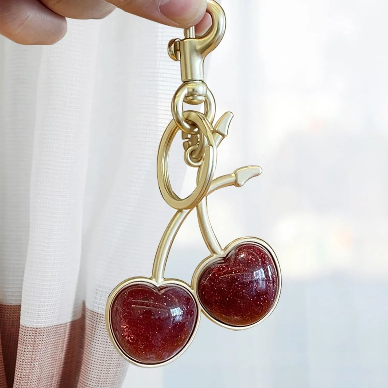 Pear Keychain,Bag Charms,Purse Charms for Handbags,Key Chains Accessories Decor for Women
