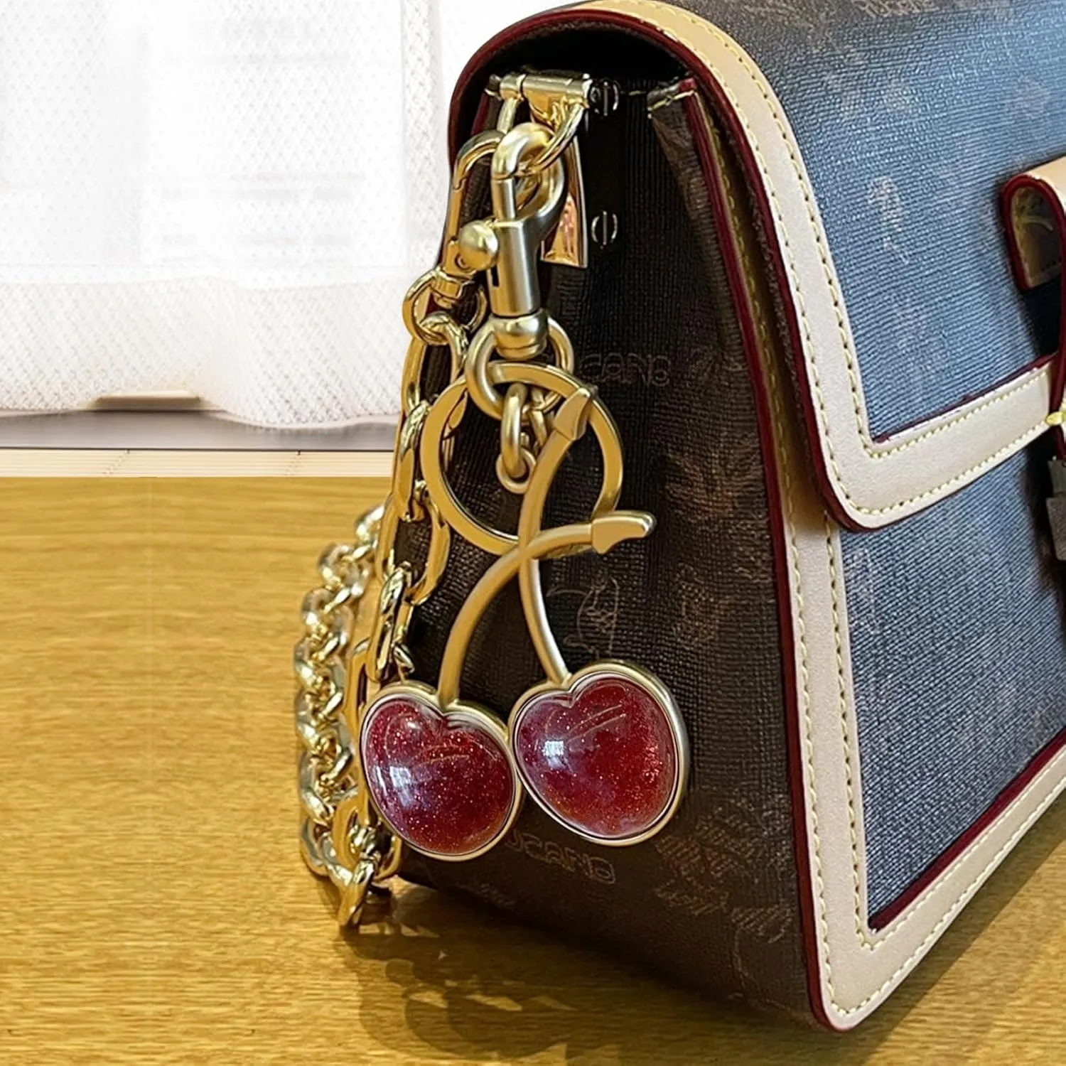 Pear Keychain,Bag Charms,Purse Charms for Handbags,Key Chains Accessories Decor for Women