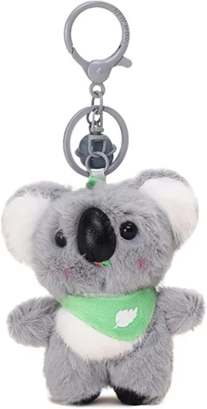Plush Koala Bear Animal Keychain Stuffed Animals Key Chains Ornaments Pendant for Bags