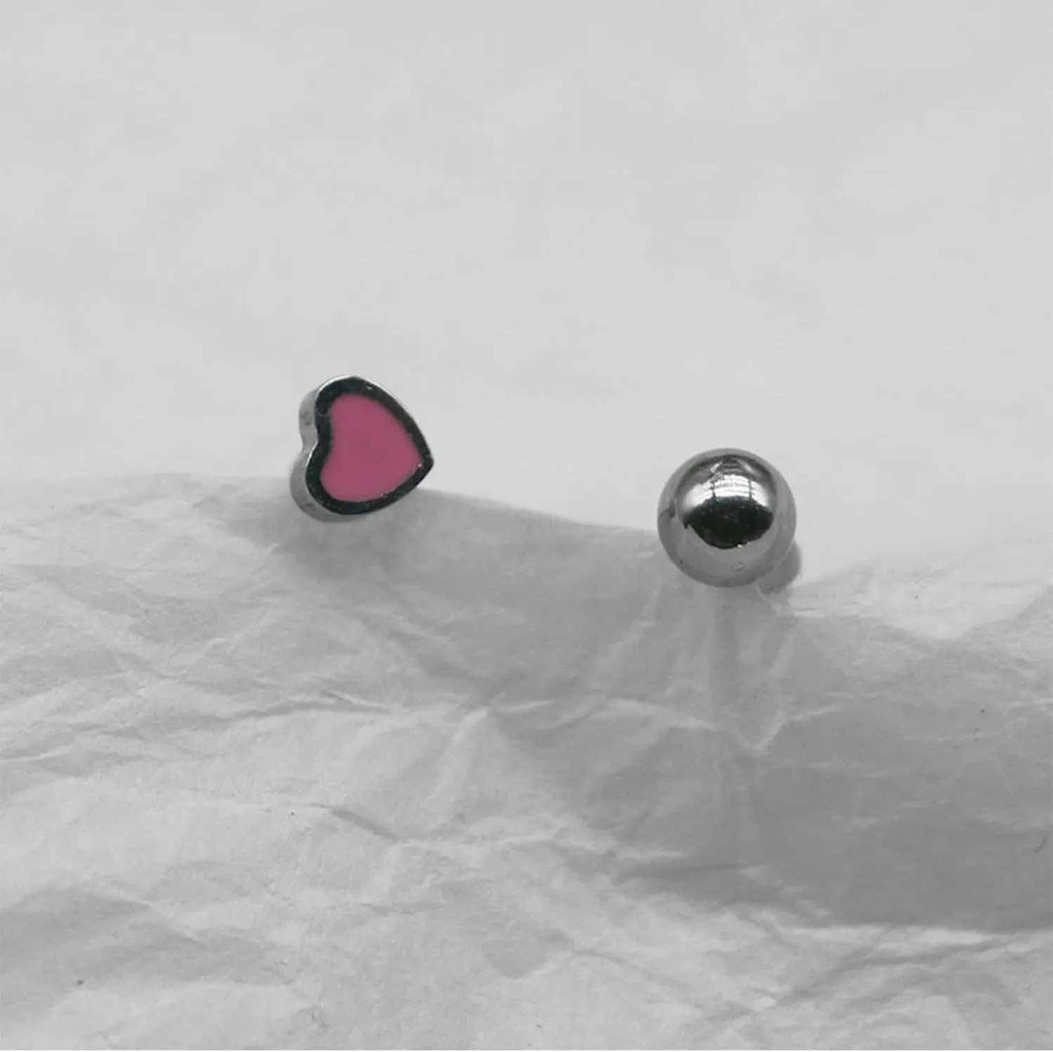 POYAMUSE Heart Horseshoe Lip Ring Piercing Jewelry, Cute and Stylish DIY Fashion Accessory for Women, Trendy Lip or Nose Piercing