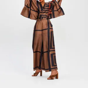 Printed Co-ord Sets Top   Pant Kaftan For Women CORD002