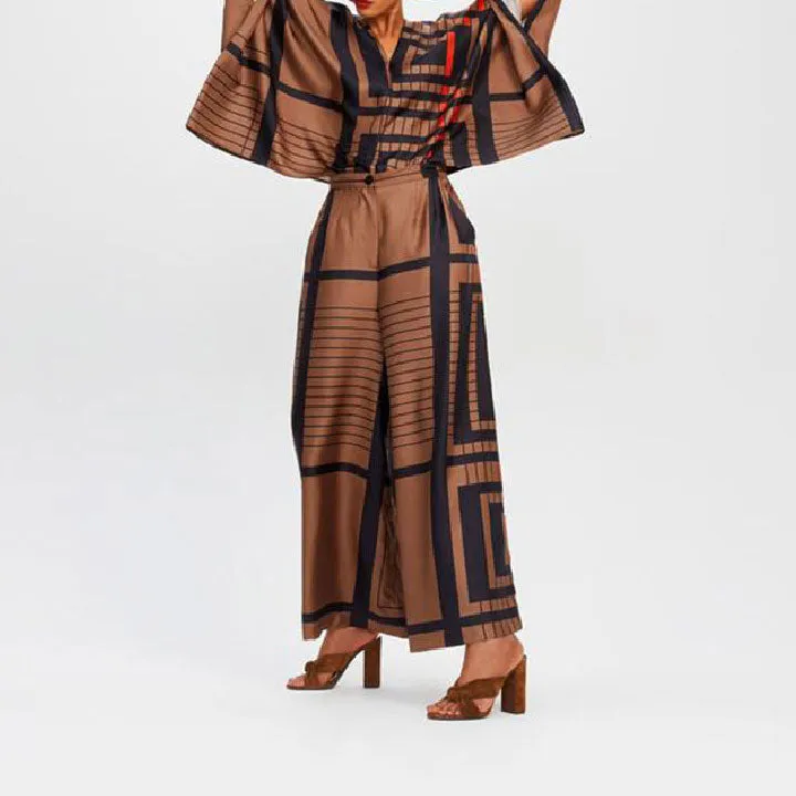 Printed Co-ord Sets Top   Pant Kaftan For Women CORD002