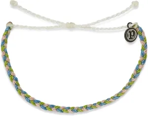 Pura Vida Bracelet Mental Health Awareness 2022 Mini Braided Bracelet - Adjustable & Waterproof, String Bracelet for Women - Stackable Bracelets, Handmade Braceletss - One Size