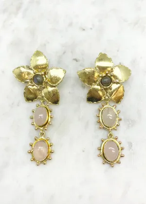 Rhodes Clip Earrings