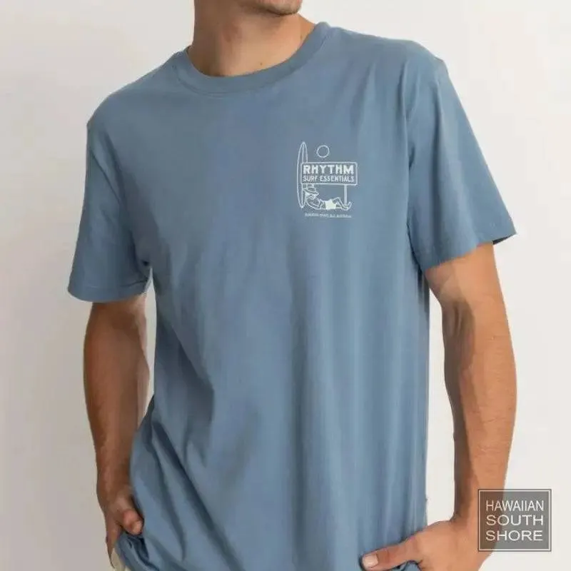 RHYTHM T-Shirt Lull (XSmall - XXLarge) Vintage Blue