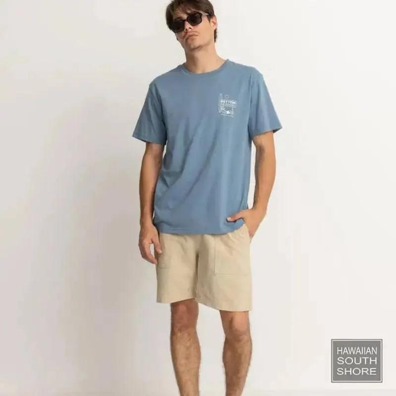 RHYTHM T-Shirt Lull (XSmall - XXLarge) Vintage Blue