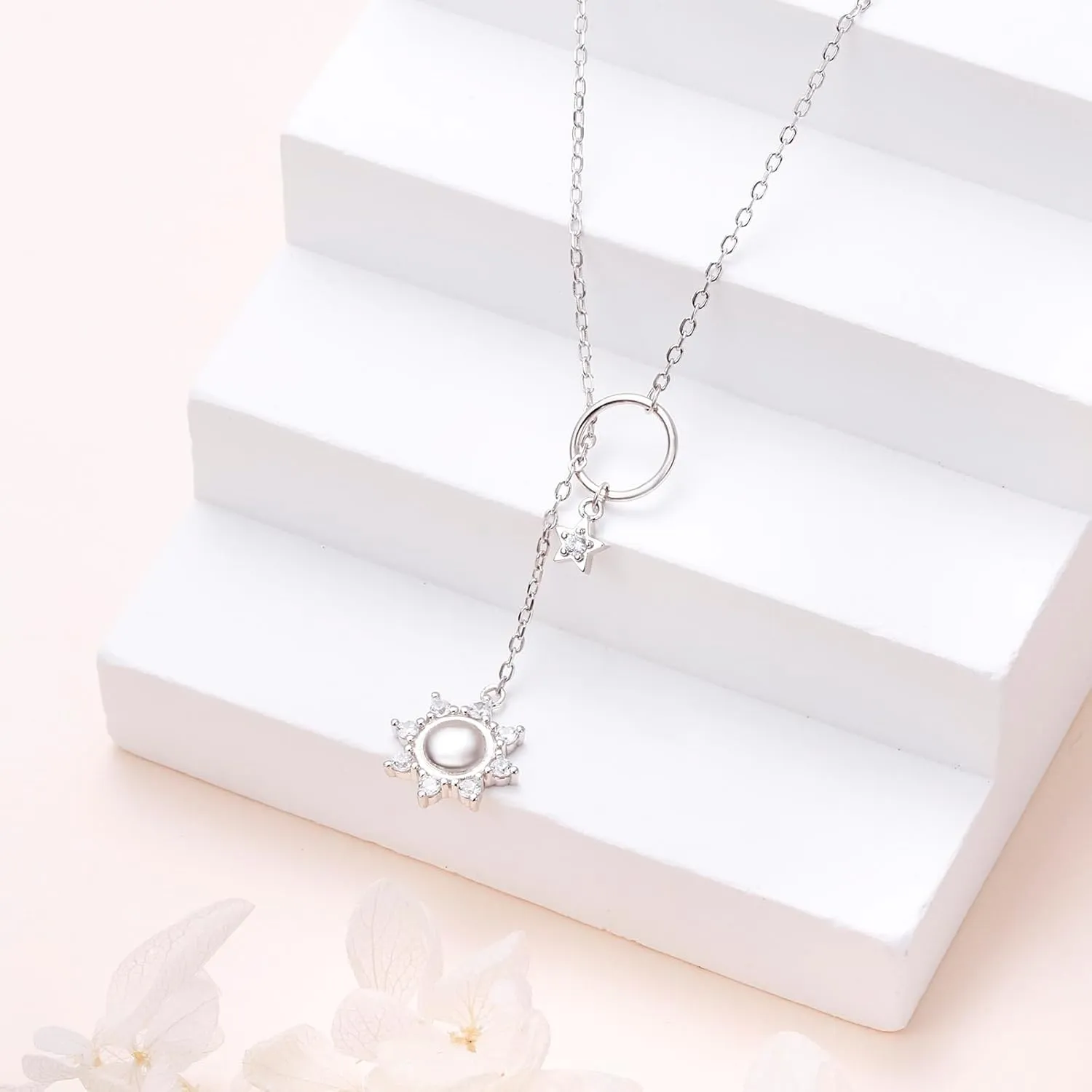 S925 Sterling Silver Y Necklace for Women butterfly/infinity Cross Necklace Lariat Necklace Drop Necklaces Y Necklace Jewelry for Women