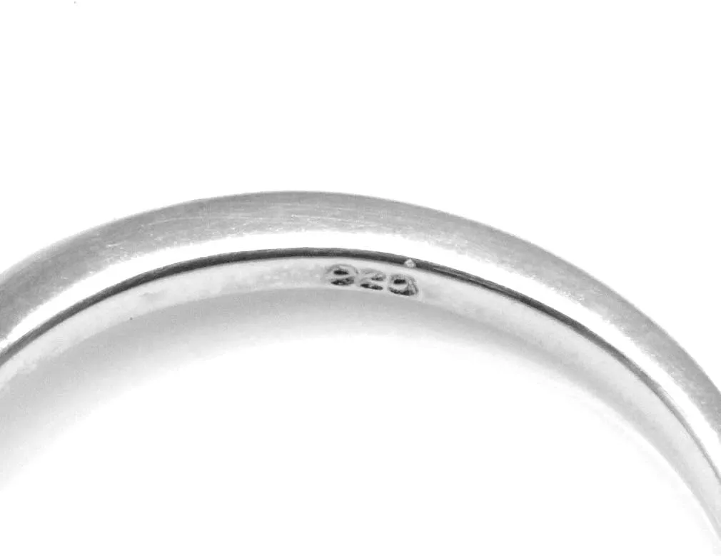 Silvershake 5MM Petite Round Shape Birthstone Gemstones White Gold Plated or Yellow Gold Plated 925 Sterling Silver Promise Ring Jewelry for Women or Teen