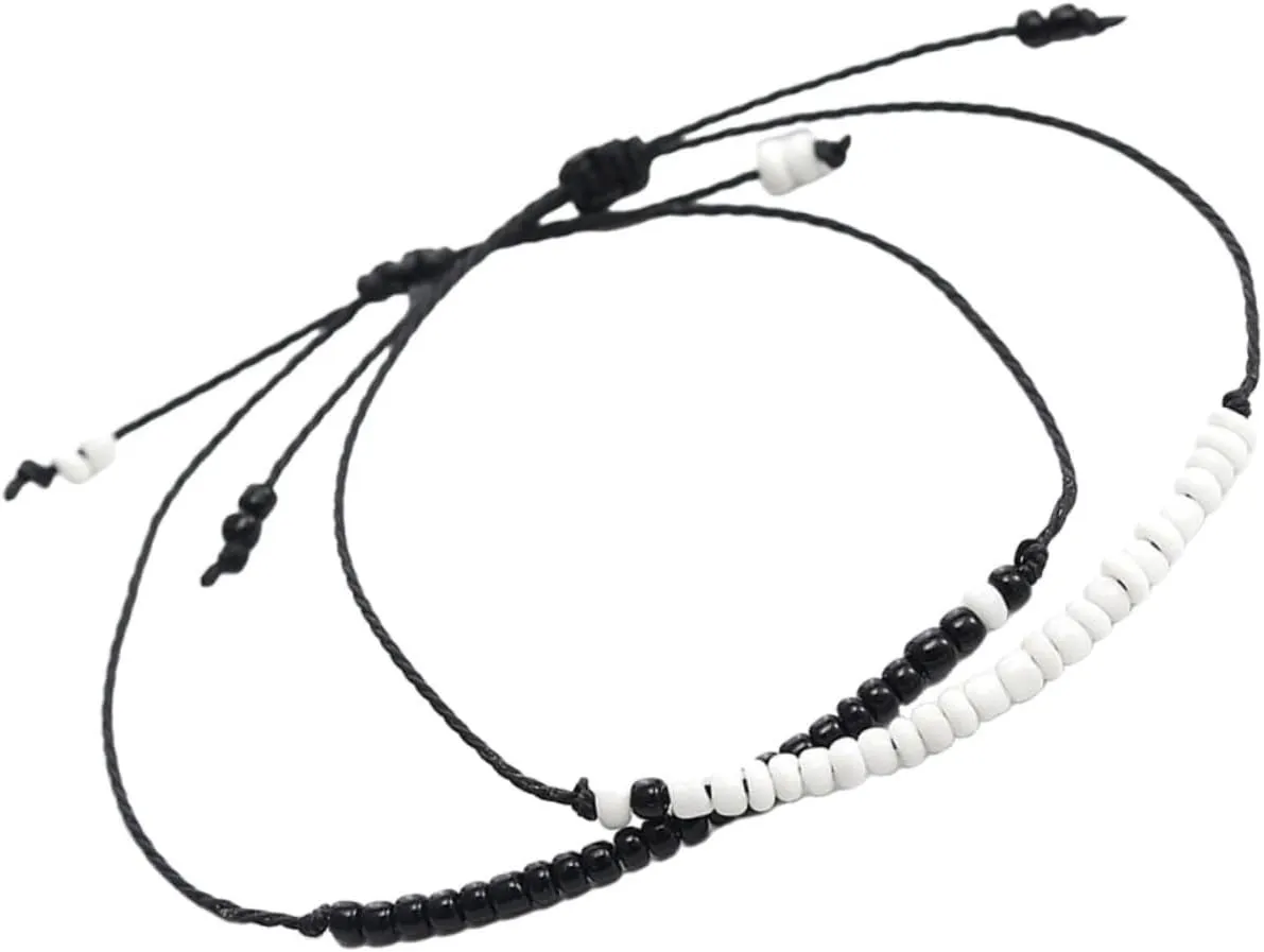 Statement Bracelets for Women Couples Friendship Bracelet Rope Wristband Handmade Ideal Present