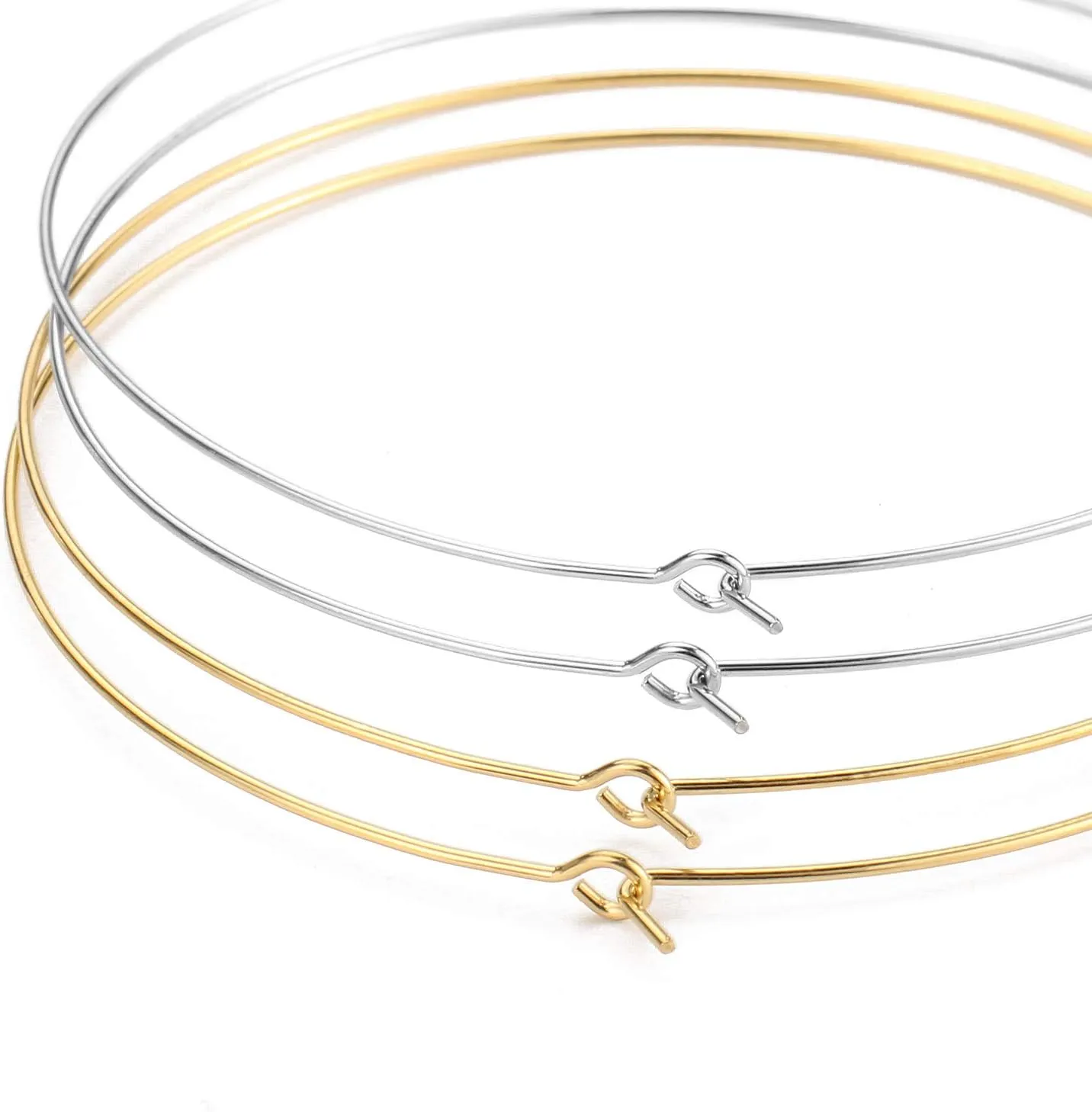 Thin Gold Hoop Earrings for Women - Hypoallergenic Lightweight Gold Hoop Earrings Dainty - Large